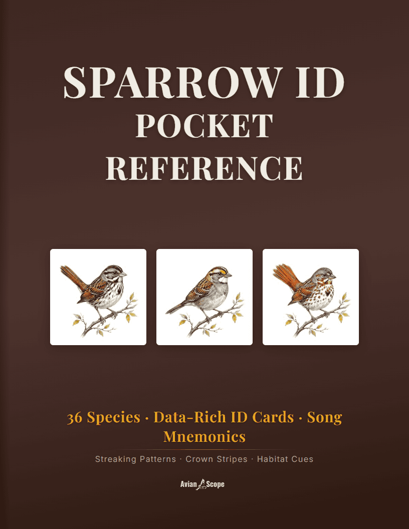 Sparrow ID Pocket Reference cover