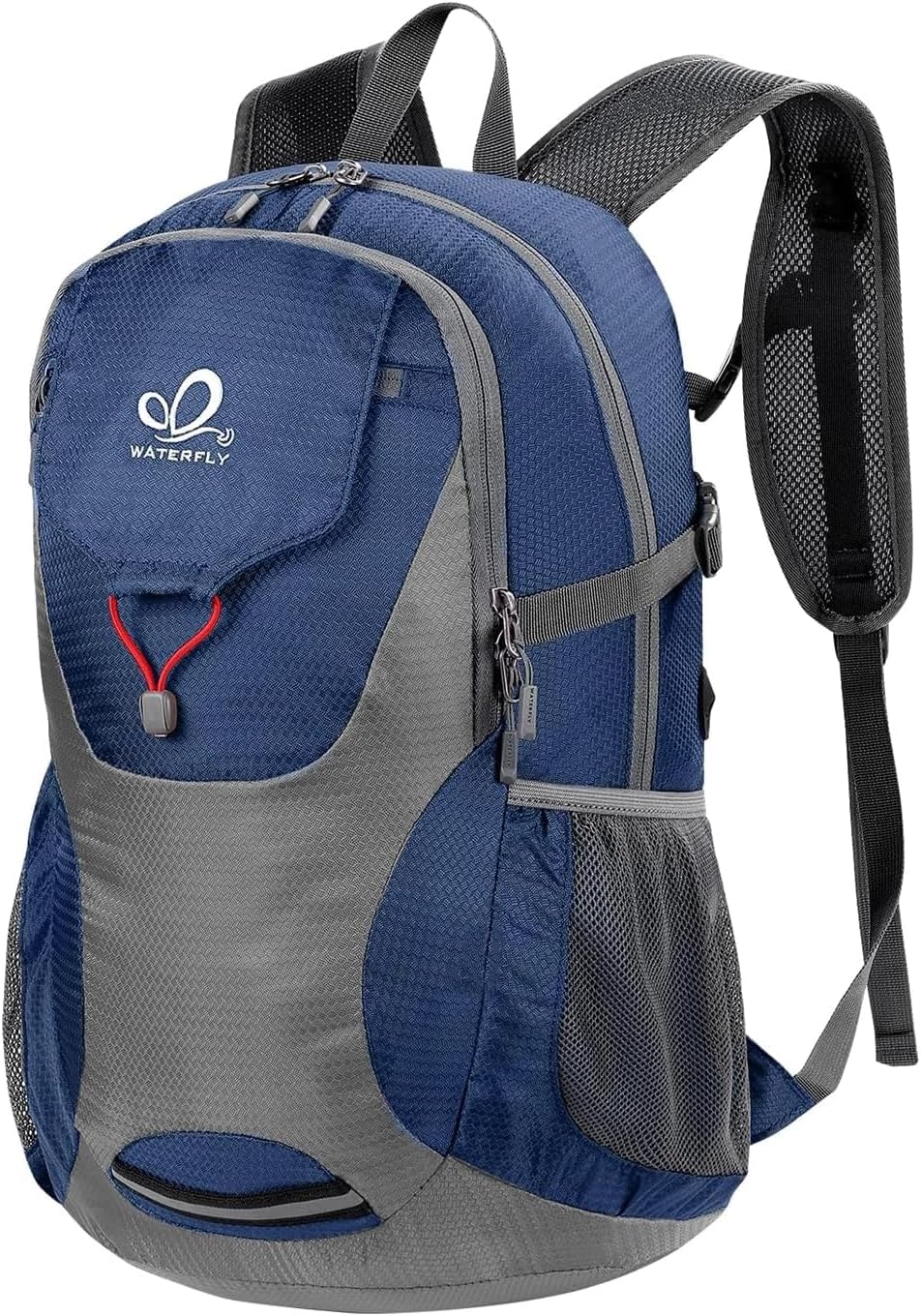 WATERFLY Lightweight Packable Hiking Backpack： Foldable Travel Daypack Ultralight Camping Day Pack for Woman Man