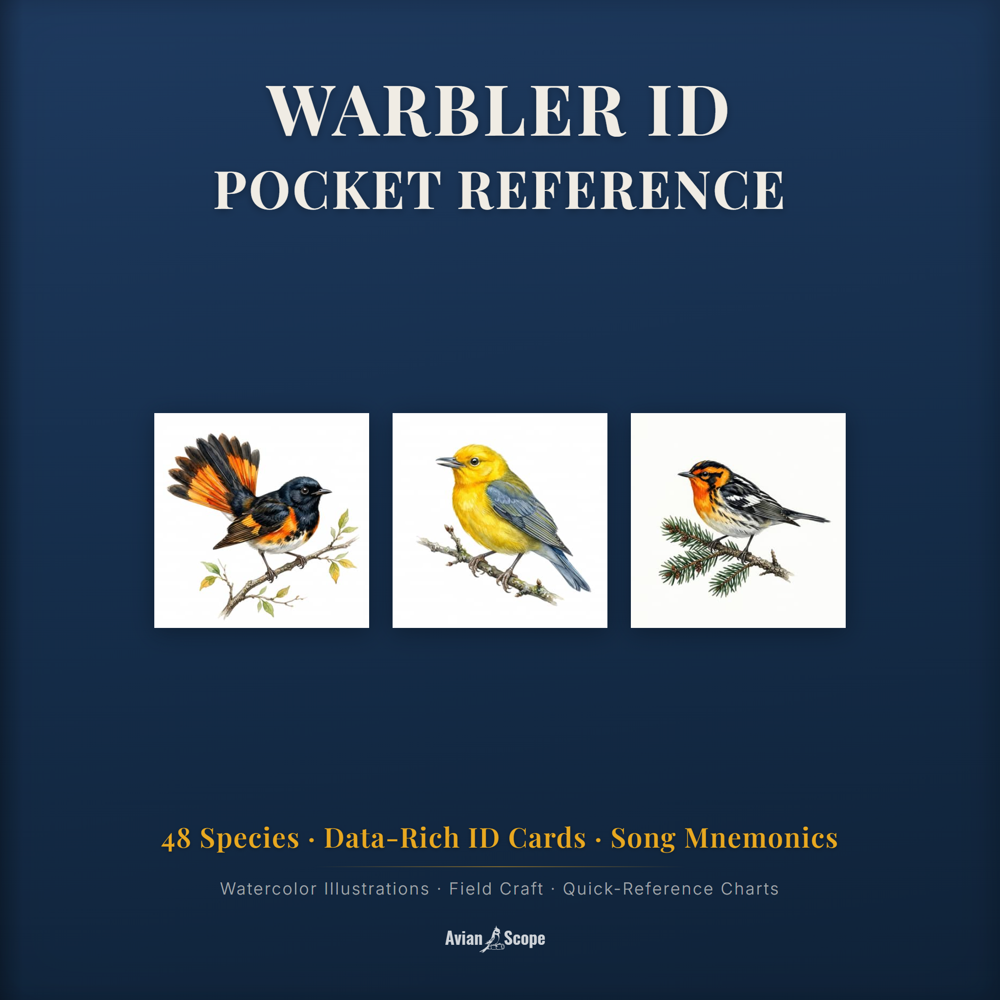 Warbler ID Pocket Reference